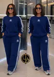 Unique Adidas Hoody Tracksuit Set for Women - 4