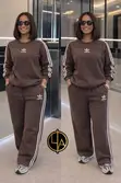 Unique Adidas Hoody Tracksuit Set for Women - 5
