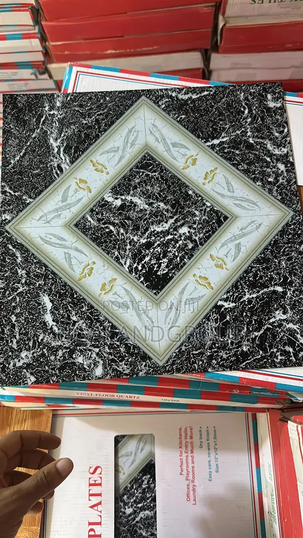 PVC Vinyl Floor Tiles - 30x30 cm - 1