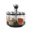 7-in-1 Rotating Spice Jar Rack Set - 1