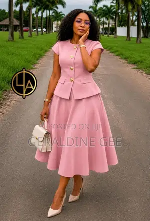 Queens Turkish Corporate Outfits - Classic Skirt & Top Set