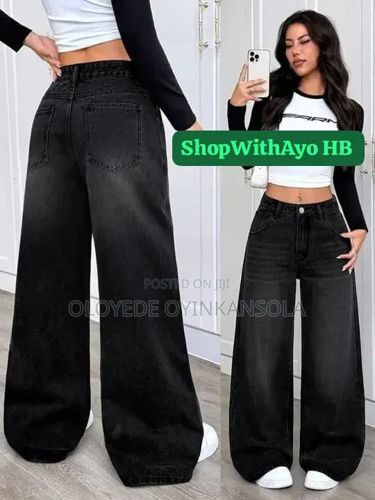 Ready To Wear Baggy Jeans - Black - 1
