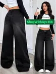Ready To Wear Baggy Jeans - Black - 1