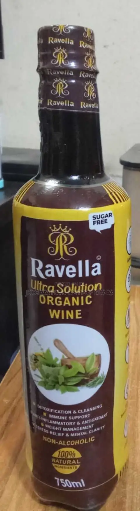 Ravella Ultra Solution Organic Non-Alcoholic Wine - 1