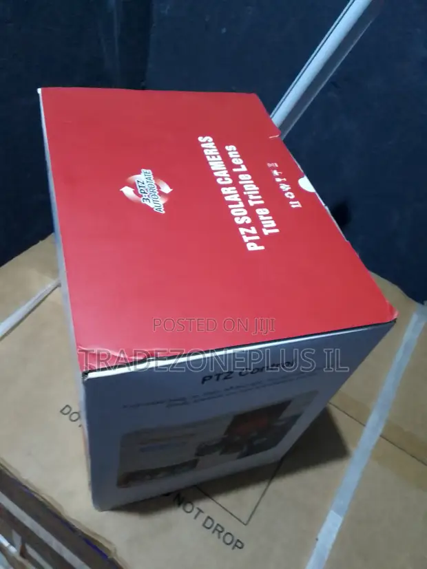 Triple Lens Solar PTZ Surveillance Camera - 1