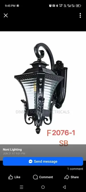 d.light Pillar Fence Light - Brand New