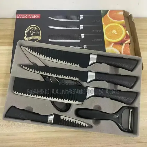 6pcs Wavy Knife Set - 1
