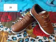 Nautica Brown Buckle Sneakers - Boys Size 34 - 1