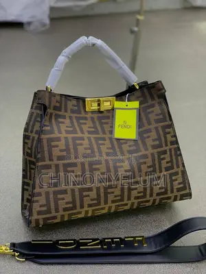 Fendi Multicolor Genuine Leather Handbag