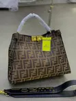 Fendi Multicolor Genuine Leather Handbag - 5