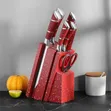 Quality Stainless Steel Kitchen Knife Set with Wooden Block - 1