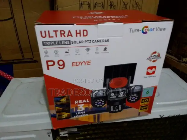 Solar Powered Ultra HD PTZ Security Camera - 1