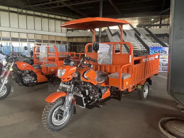 New Royal RY200ZH-250 Cargo Tricycle 2024 Orange - 1