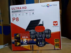 Triple Lens Smart Solar PTZ Security Camera