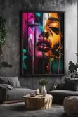 Custom Glittering Canvas Art with Gutter Frame - 3