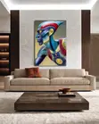 Custom Glittering Canvas Art with Gutter Frame - 4