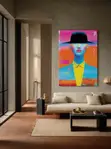 Custom Glittering Canvas Art with Gutter Frame - 5