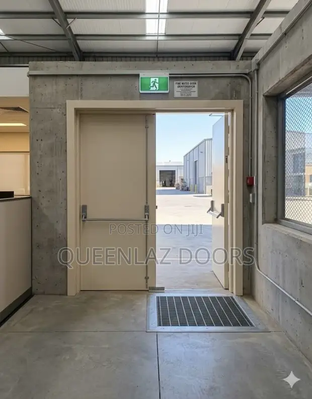 6ft Fire Emergency Door - 2-Hour Fire Rated - 1
