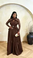 Bella Collection Elegant Pleated Maxi Dress - 2