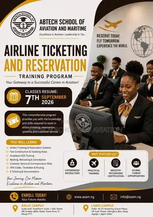 Advanced Diploma in Airline Ticketing and Reservation