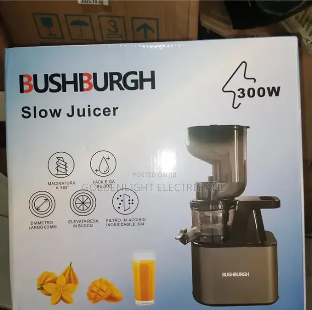 Bushburgh 300W Masticating Slow Juicer - 1