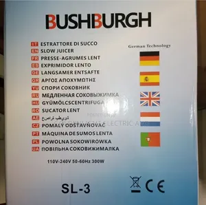 Bushburgh 300W Masticating Slow Juicer