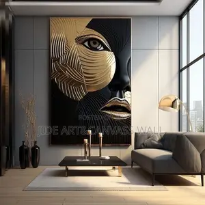 Rough Edge Canvas Art on Wood Frame (5ft x 7ft)