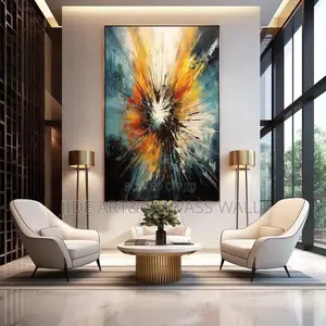 Rough Edge Canvas Art on Wood Frame (5ft x 7ft)