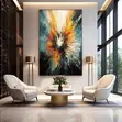 Rough Edge Canvas Art on Wood Frame (5ft x 7ft) - 2