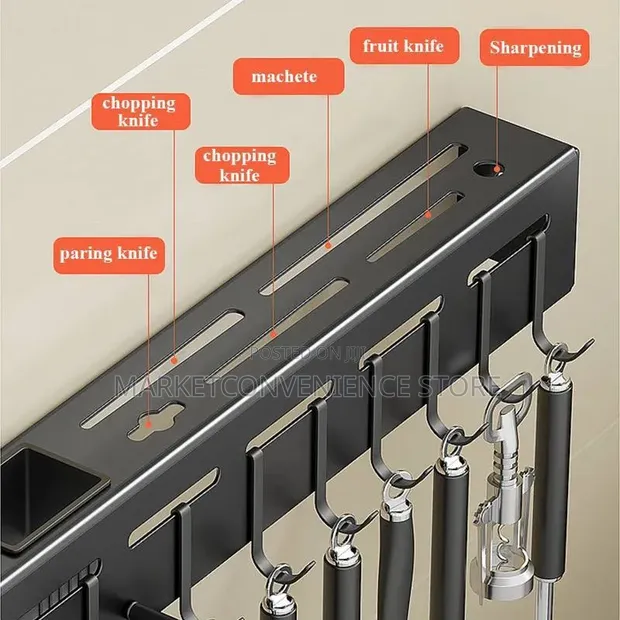 Multifunctional Wall Mounted Kitchen Rack - 1