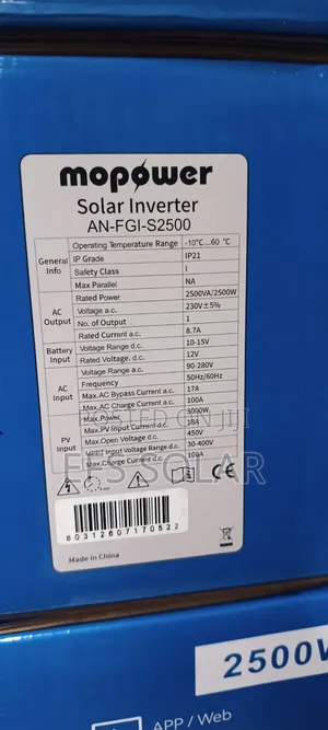 2.5kVA MoPower Hybrid Inverter - Solar, Battery, Grid