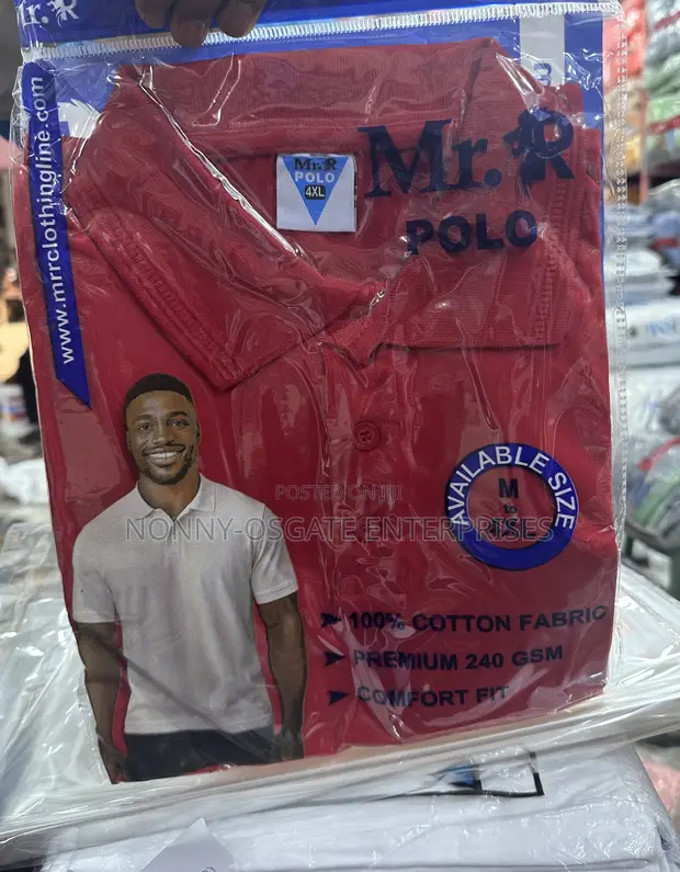 Mr R Collar Neck Polo Shirt - 1