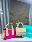 Chris Bella Multicolor Genuine Leather Handbag - 2