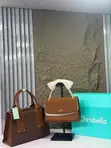 Chris Bella Multicolor Genuine Leather Handbag - 5