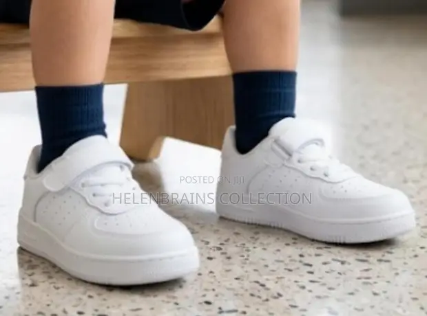 Sandeli School White Canvas Shoes - Size 41 - 1
