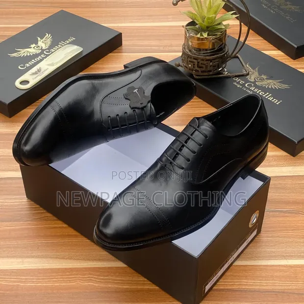 Classic Turkish Italian Leather Men's Dress Shoe - 1