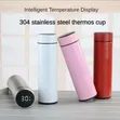 Kwalba ta Thermos ta Stainless Steel da Nuni na Zafin Jiki na LED - 3