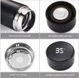 Kwalba ta Thermos ta Stainless Steel da Nuni na Zafin Jiki na LED - 4