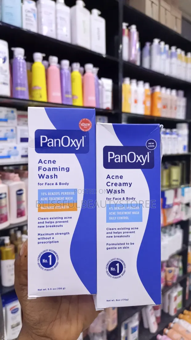 PanOxyl Acne Creamy Wash 4% & 10% - 1