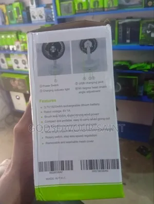 Iwin Rechargeable Mini Fan Mai Ƙaramin Girma