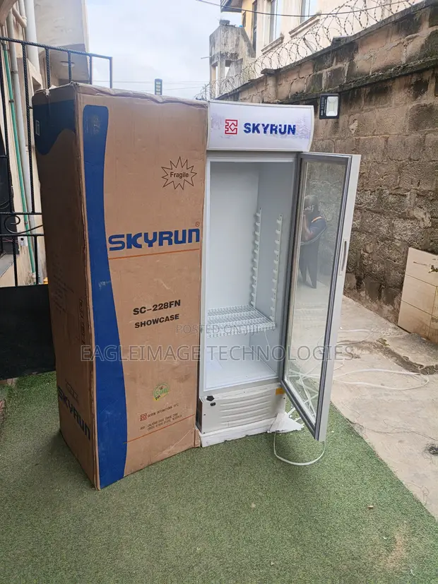 New Skyrun SC-228FN Glass Door Showcase Fridge - 1