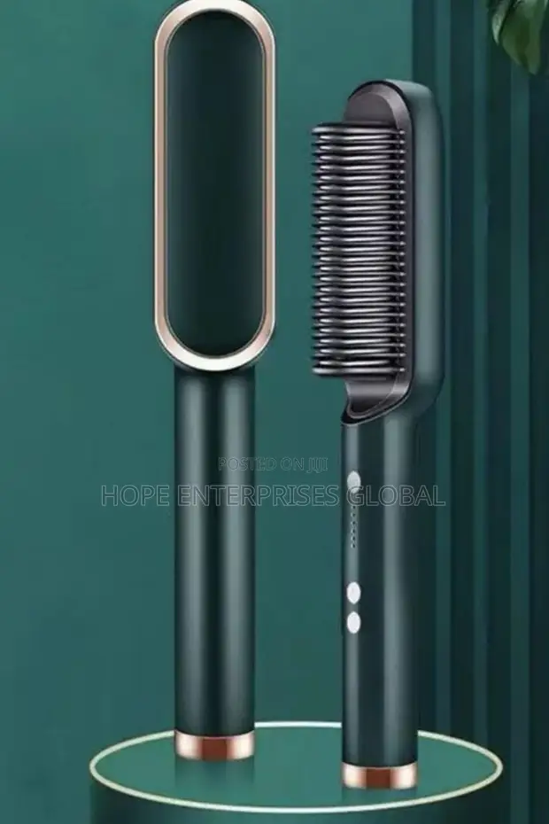 2-in-1 Hair Styling Comb Straightener - 1