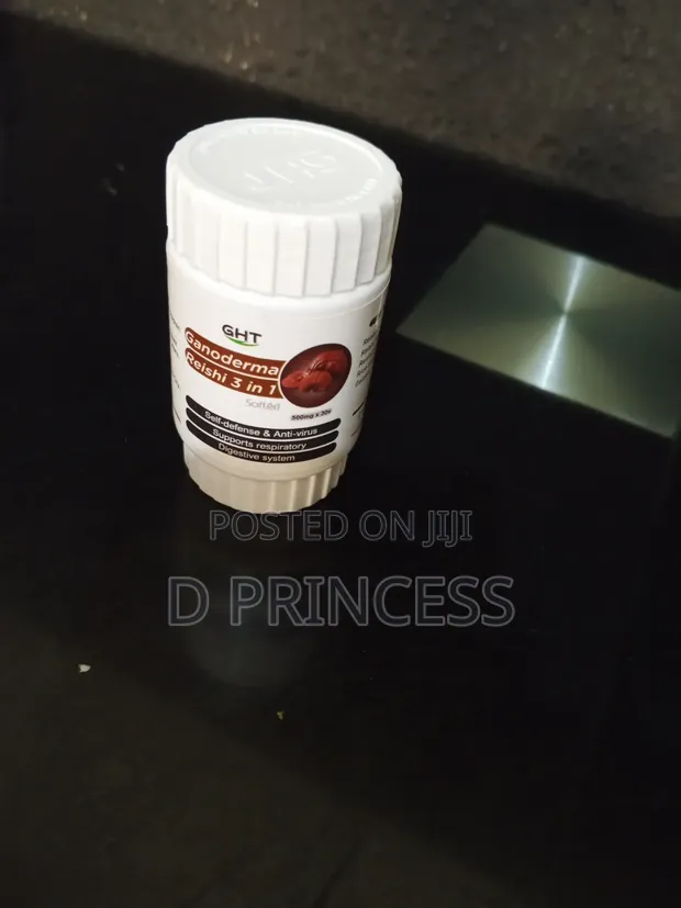 GHT Ganoderma Reishi Mushroom Supplement - 1