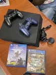 Sony PlayStation 4 Pro with 2 Controllers & 2 Games - 2