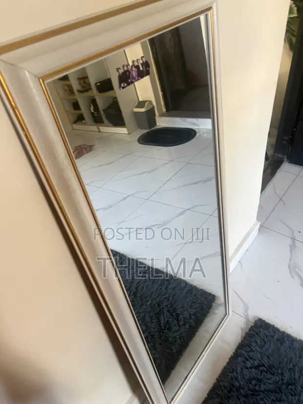 Home Interiors Rectangle Wall Mirror - White - 1