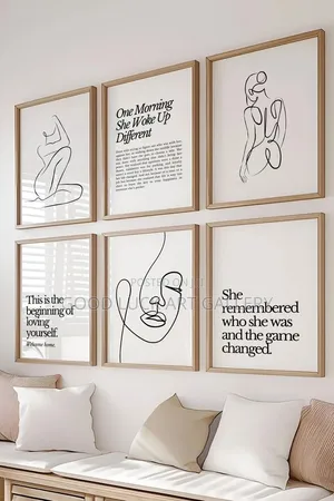 Crystal Glass Prints - Modern Fashion Gallery Wall