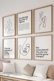 Crystal Glass Prints - Modern Fashion Gallery Wall - 2
