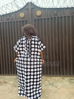 Luxury Ankara Bubu Dress with Scarf