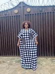 Luxury Ankara Bubu Dress with Scarf - 3