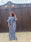 Luxury Ankara Bubu Dress with Scarf - 4